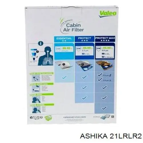 Фильтр воздушный отопителя Ashika 21LRLR2 цена, от 7.50 USD