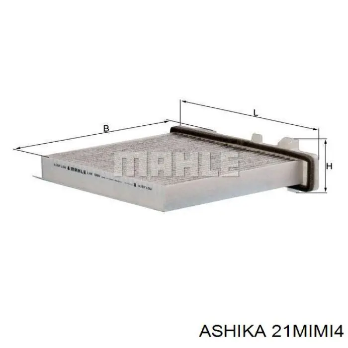 Купить 21MIMI4 Ashika Фильтр салона угольный