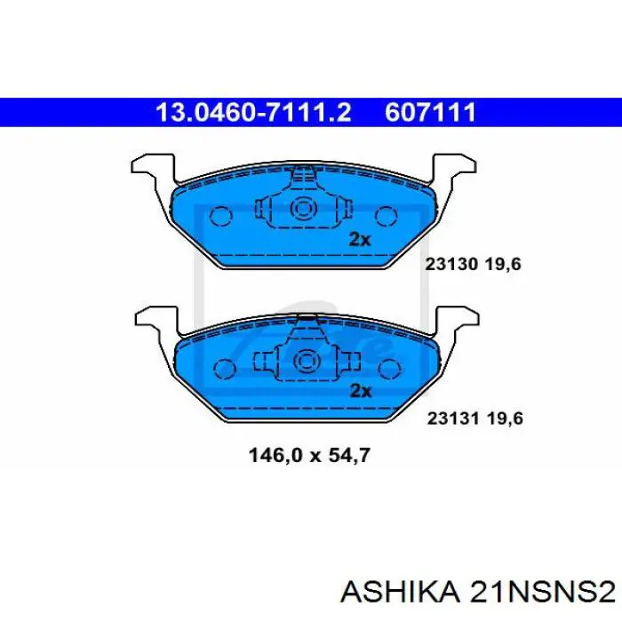Фильтр салона 21NSNS2 Ashika