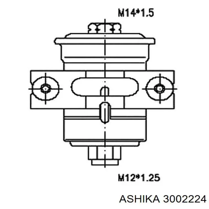 Фильтр тонкой очистки топлива Ashika 3002224 цена, от 5.29 USD