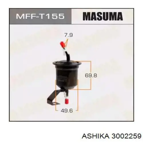 Топливный фильтр MFFT155 Masuma