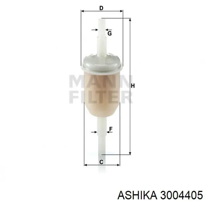 Фильтр тонкой очистки топлива Ashika 3004405 цена, от 5.03 USD