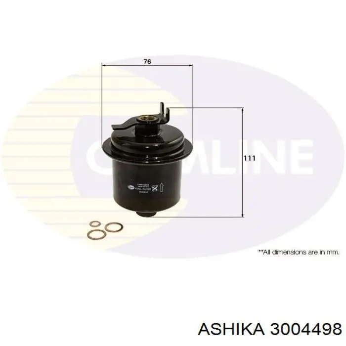 Фильтр тонкой очистки топлива Ashika 3004498 цена, от 6.35 USD