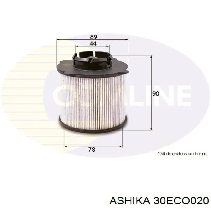Фильтр топливный Ashika 30ECO020