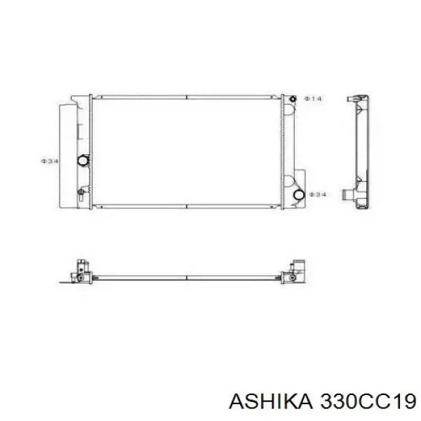 Крышка радиатора 330CC19 Ashika