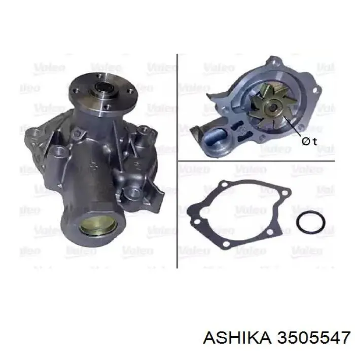 Помпа 3505547 Ashika