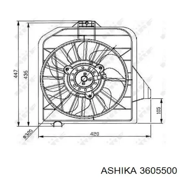 MD106546 Chrysler Гидромуфта привода вентилятора