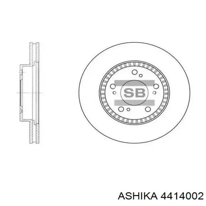 Подшипник задней ступицы 4414002 Ashika