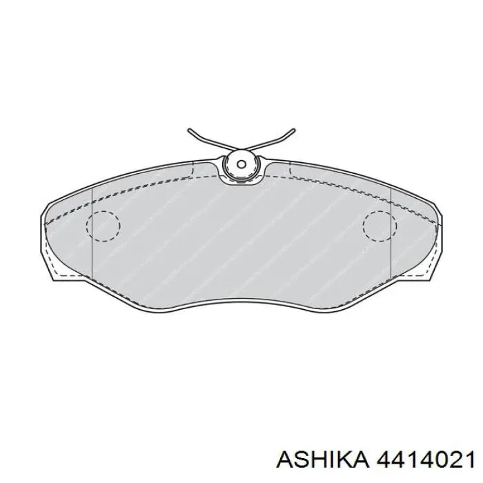 4414021 Ashika Ступица колеса передняя