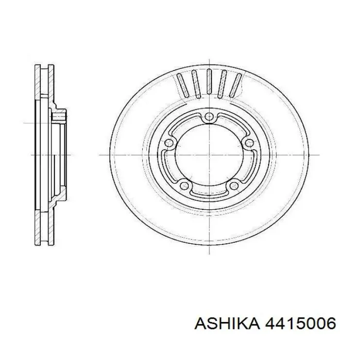 Купить 4415006 Ashika Подшипник передней ступицы