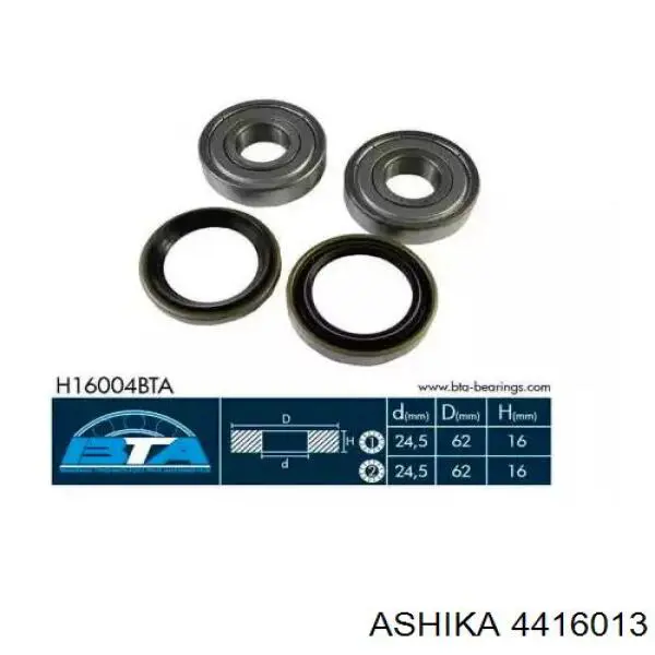 Комплект подшипника ступицы колеса Ashika 4416013 цена, от 17.38 USD
