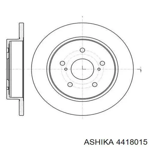 Ступица (передняя) Ashika 4418015