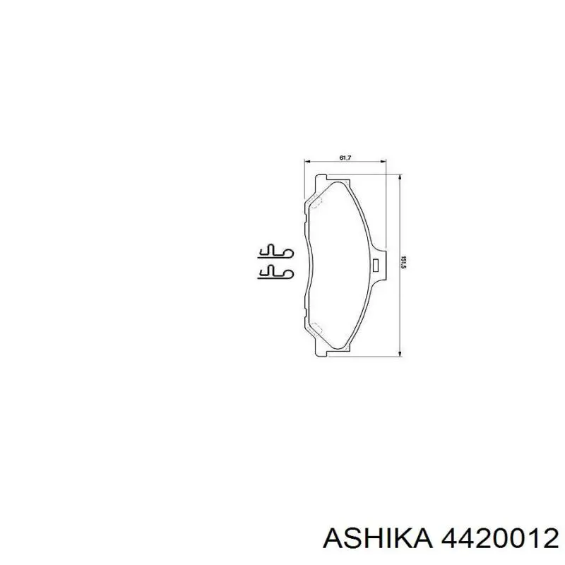 Задний подшипник Ashika 4420012