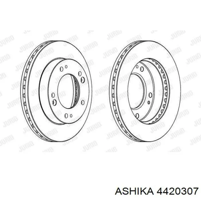 Задний подшипник Ashika 4420307