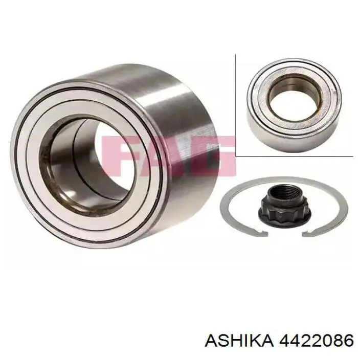 Ступицы задних колес Ashika 4422086 цена, от 82.20 USD