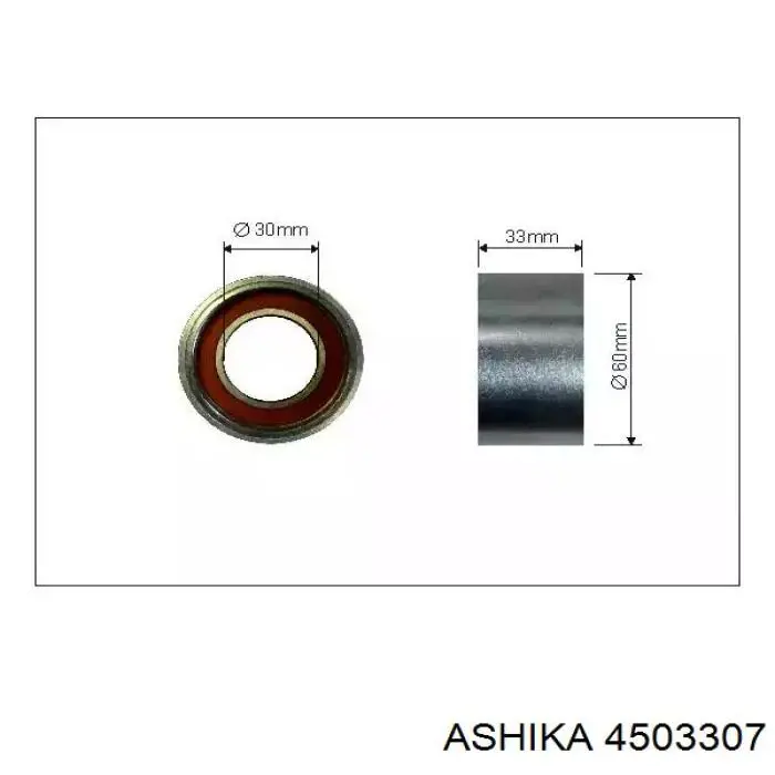 Ролик ГРМ 4503307 Ashika