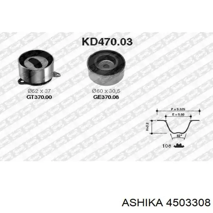 Ролик ГРМ 4503308 Ashika