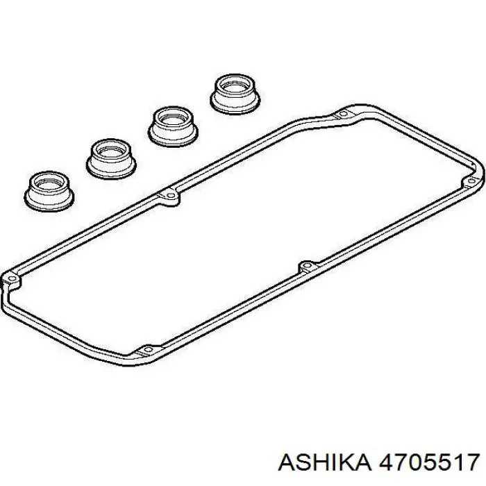 Прокладка крышки двигателя Ashika 4705517 цена, от 8.32 USD