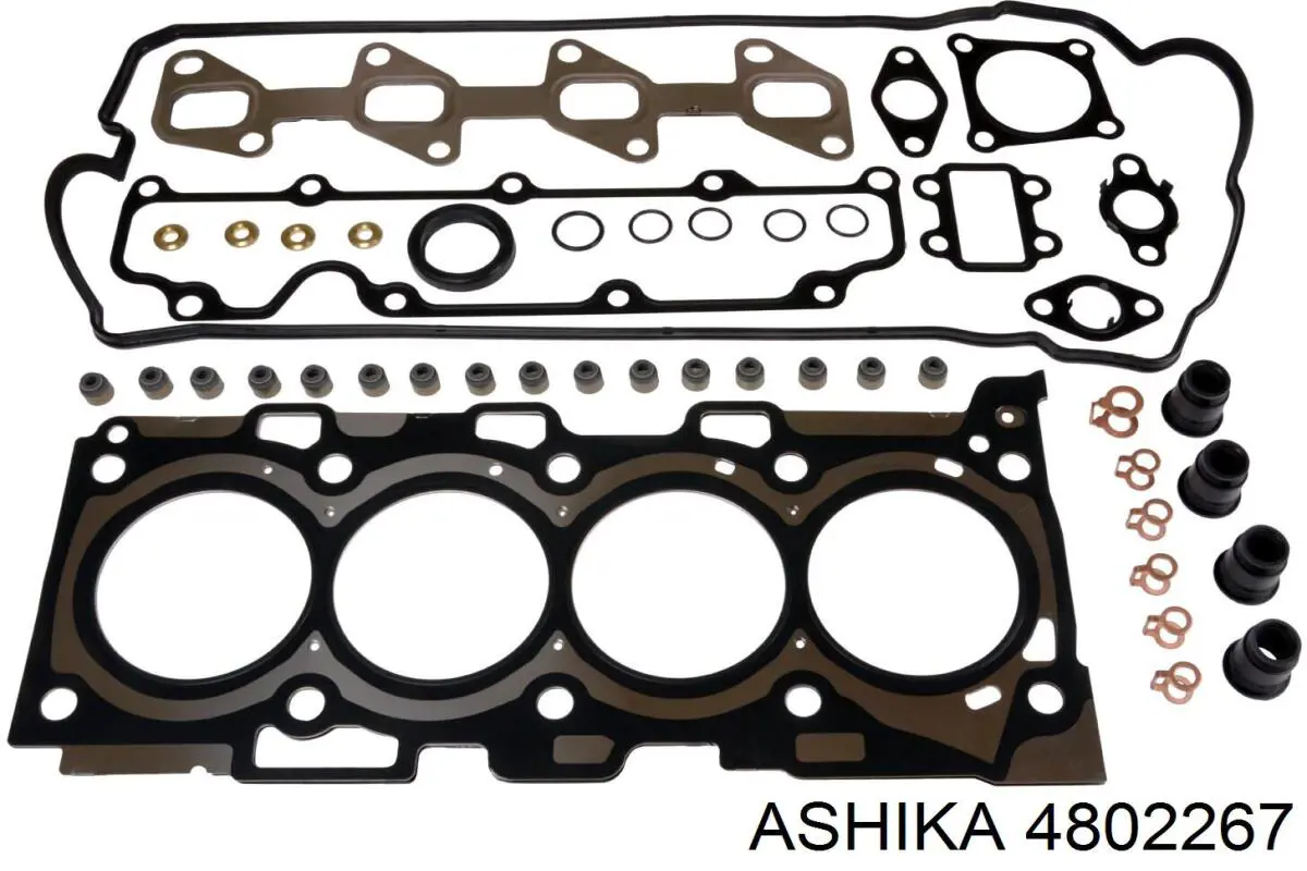 48-02-267 Ashika комплект прокладок двигателя верхний