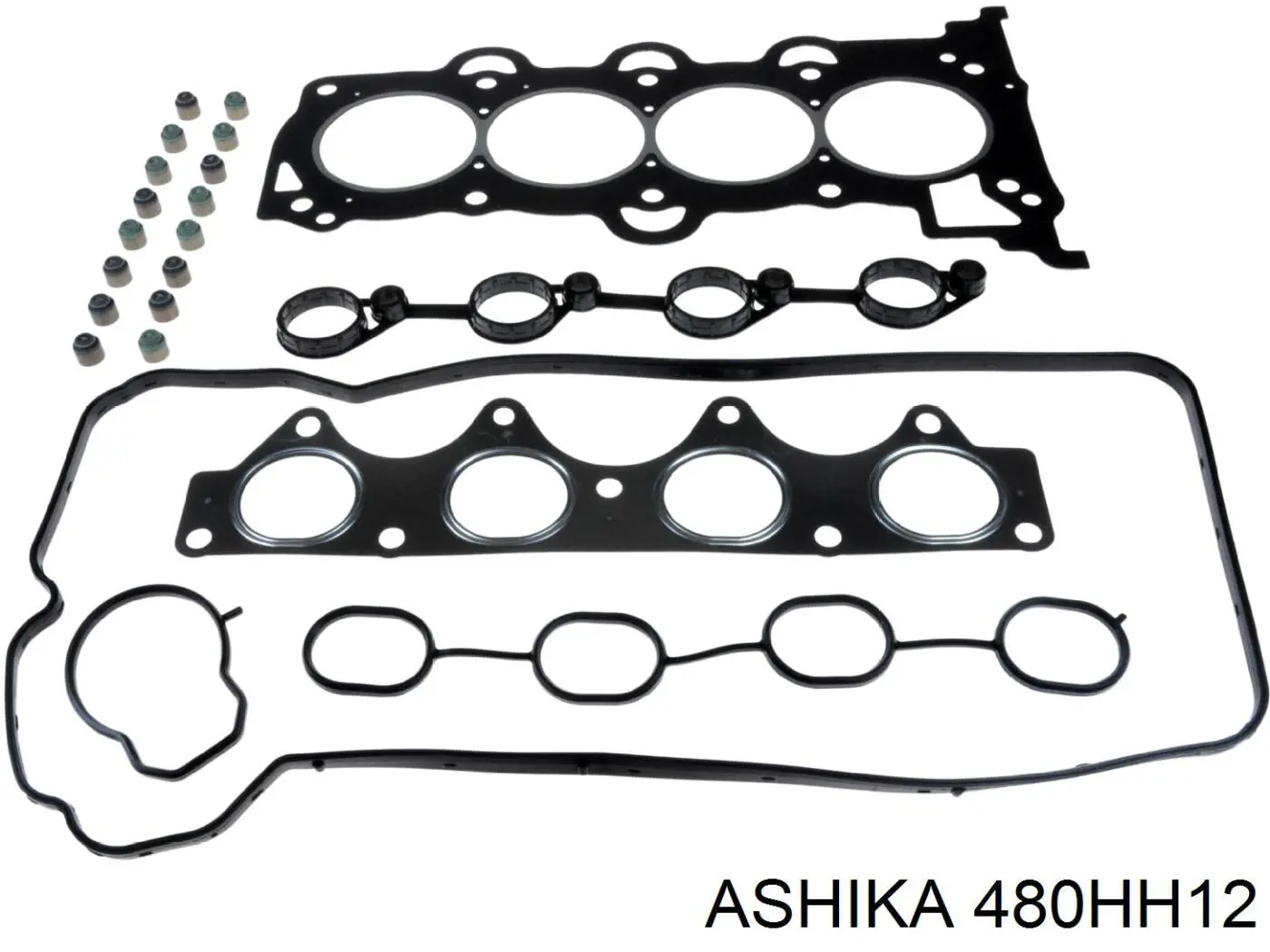 48-0H-H12 Ashika комплект прокладок двигателя верхний