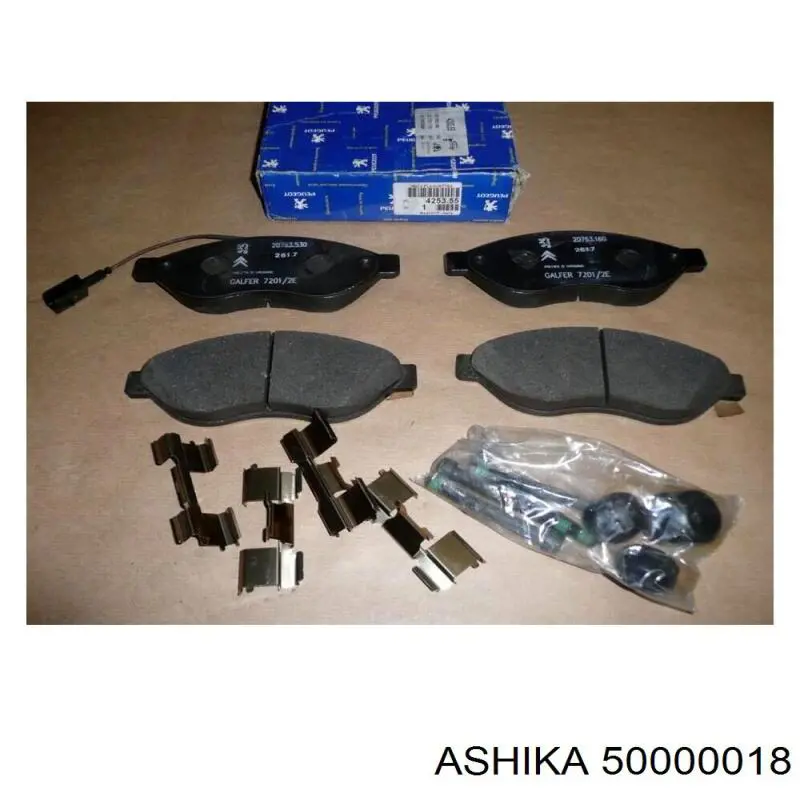 Тормозные колодки Ashika 50000018