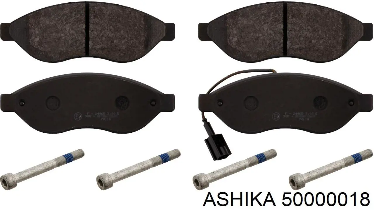 Купить 50000018 Ashika Колодки тормозные