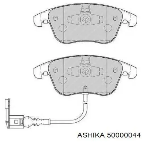 Тормозные колодки Ashika 50000044