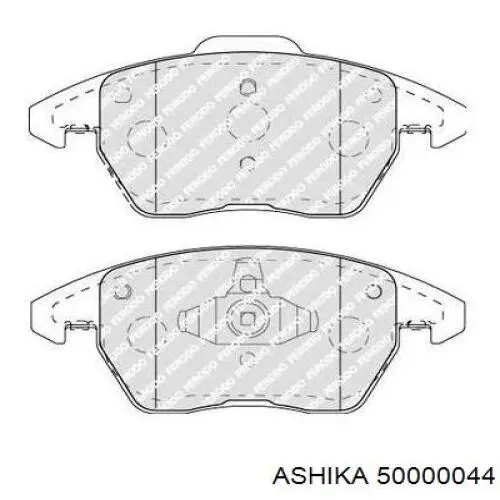 Купить 50000044 Ashika Колодки тормозные