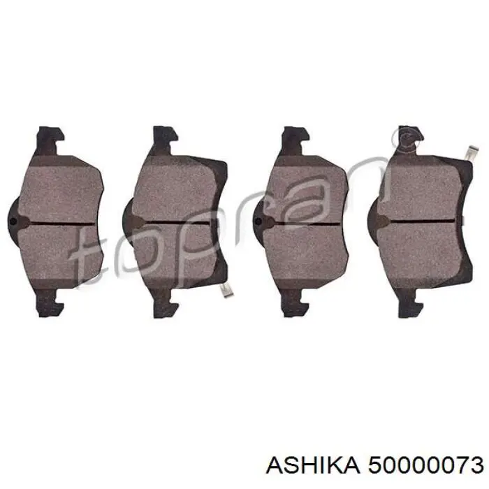 Передние тормозные колодки 50000073 Ashika