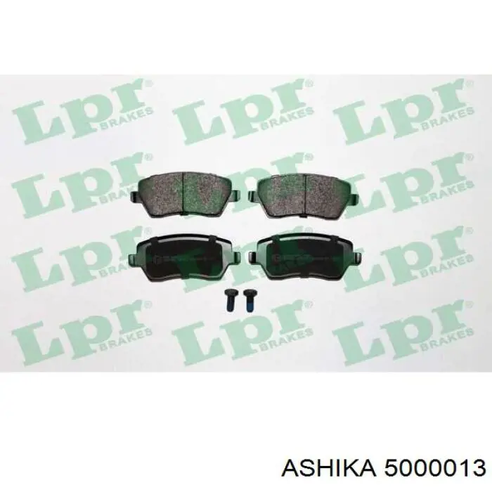 Pastillas de freno delanteras 5000013 Ashika