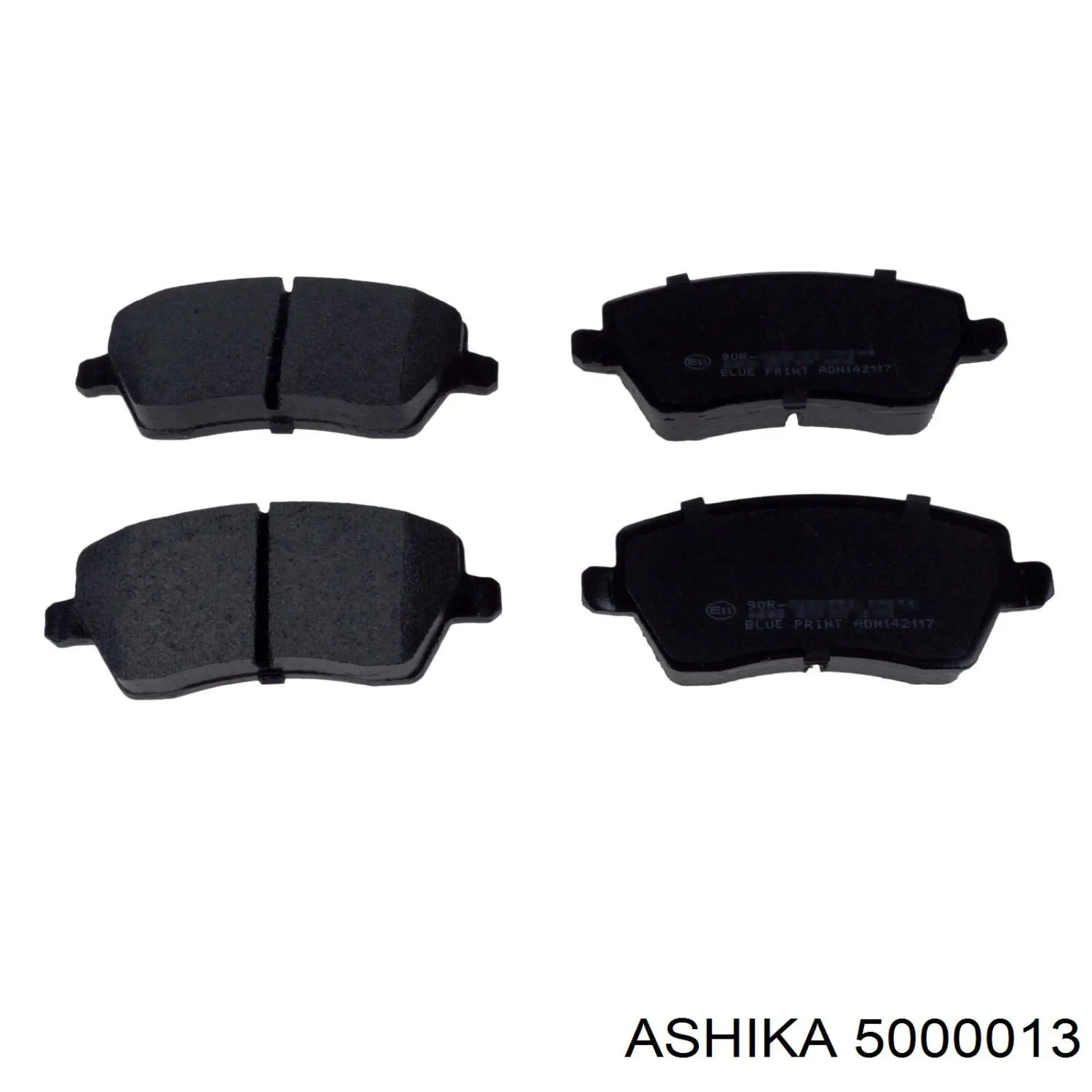 50-00-013 Ashika колодки тормозные передние дисковые