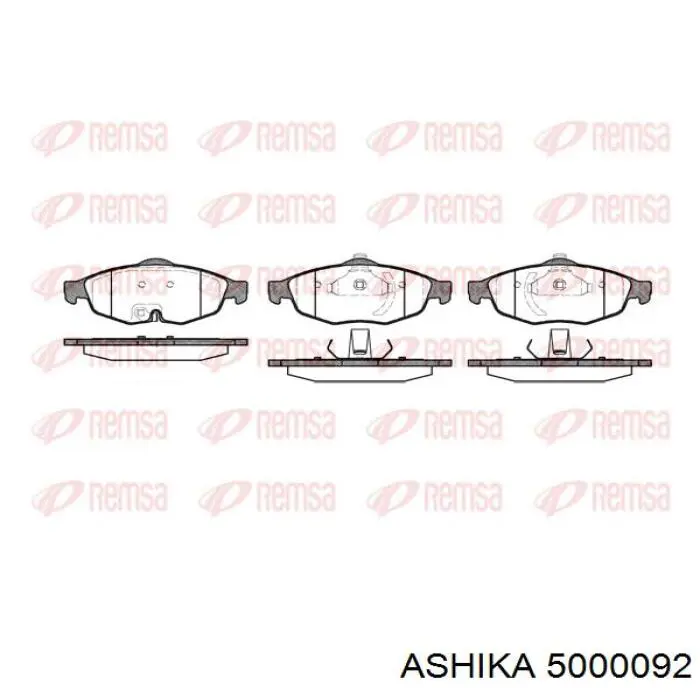 Колодки Ashika 5000092 цена, от 28.74 USD