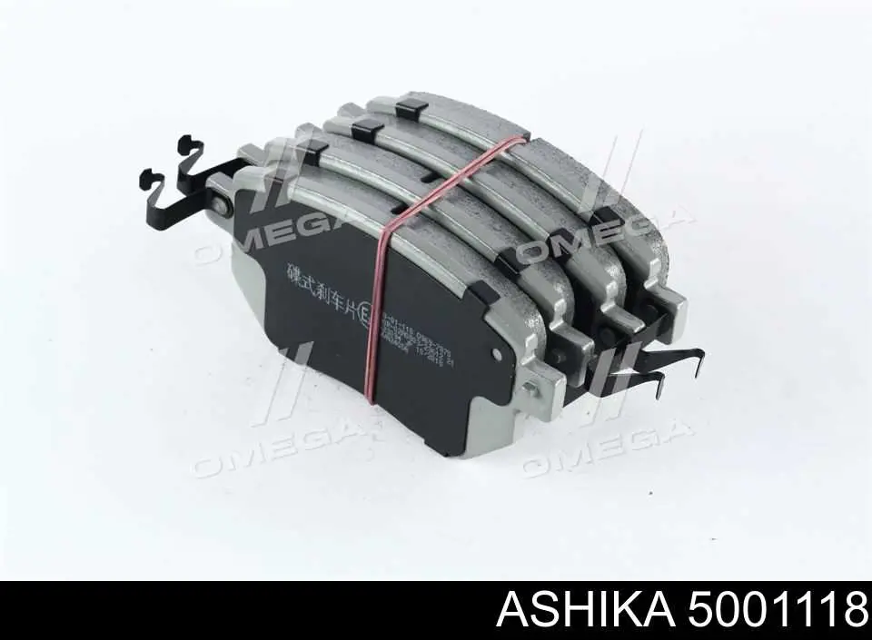 Передние тормозные колодки 5001118 Ashika