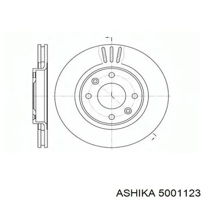 Колодки Ashika 5001123 цена, от 24.16 USD