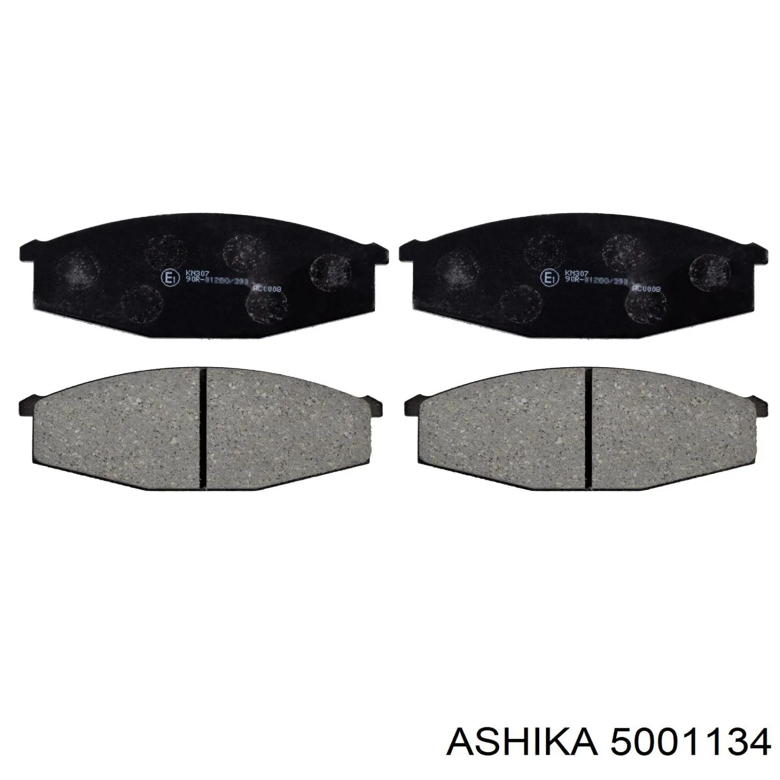 Купить 5001134 Ashika Колодки тормозные