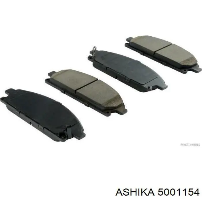Купить 5001154 Ashika Колодки тормозные