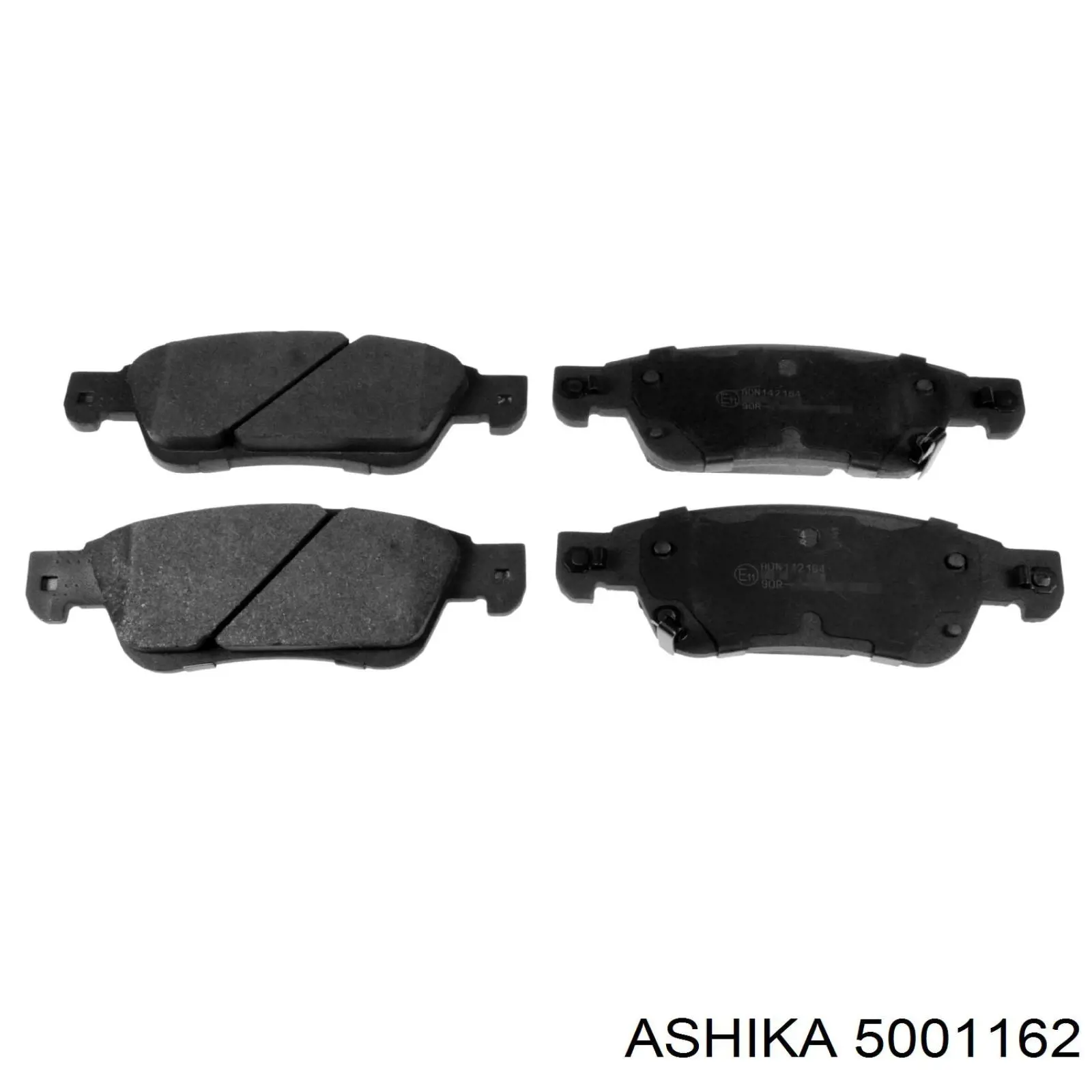 Передние тормозные колодки 5001162 Ashika