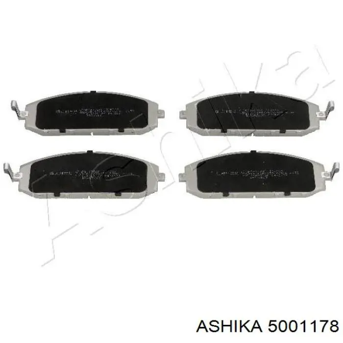 5001178 Ashika колодки тормозные передние дисковые