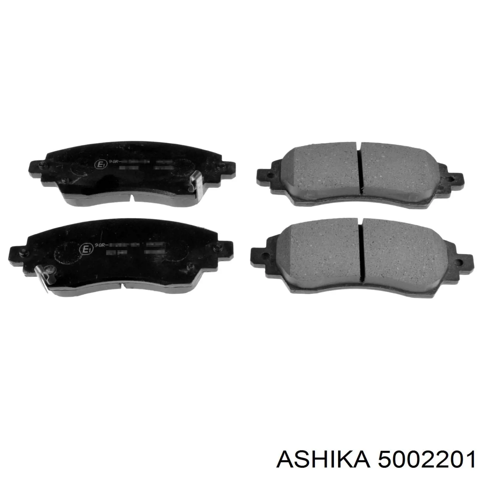 5002201 Ashika колодки тормозные передние дисковые