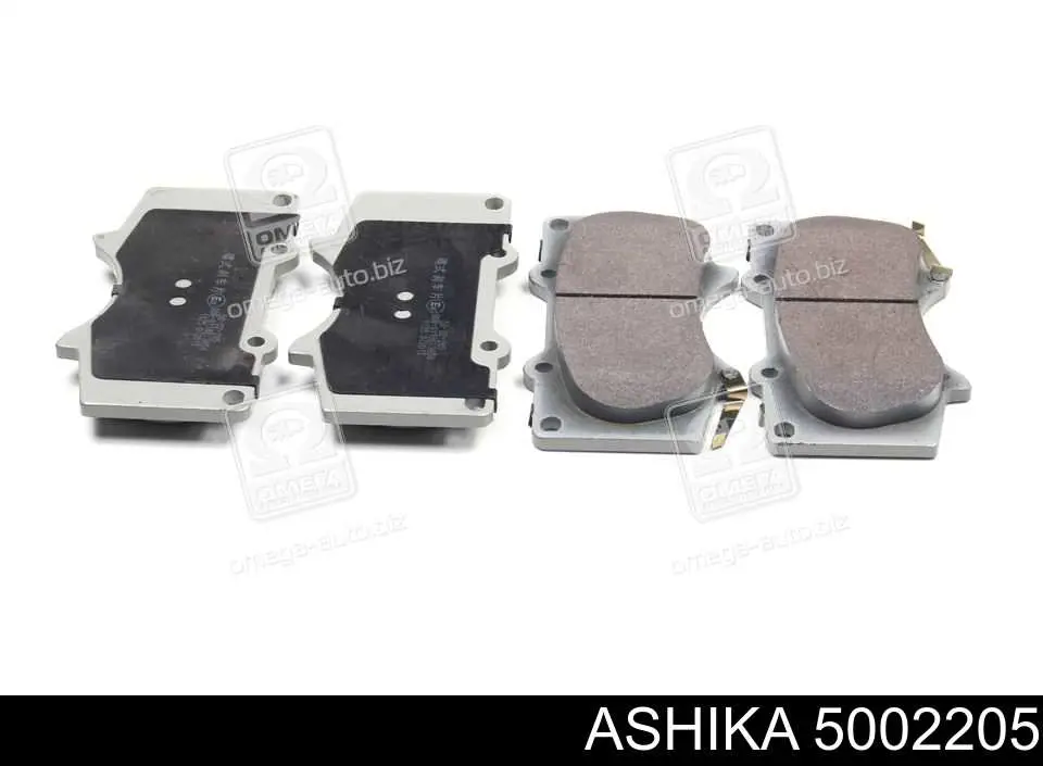 5002205 Ashika передние тормозные колодки