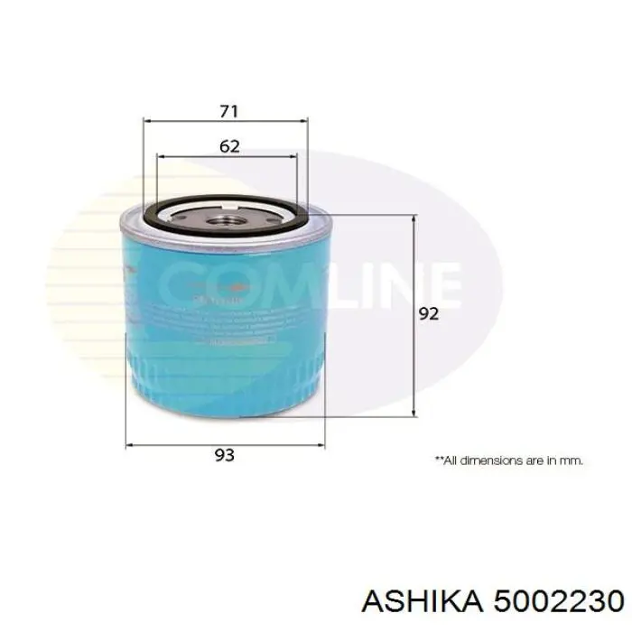 Передние тормозные колодки 5002230 Ashika