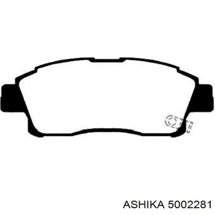 Передние тормозные колодки 5002281 Ashika