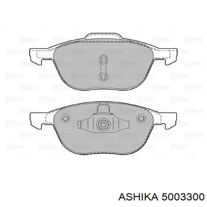 Тормозные колодки Ashika 5003300