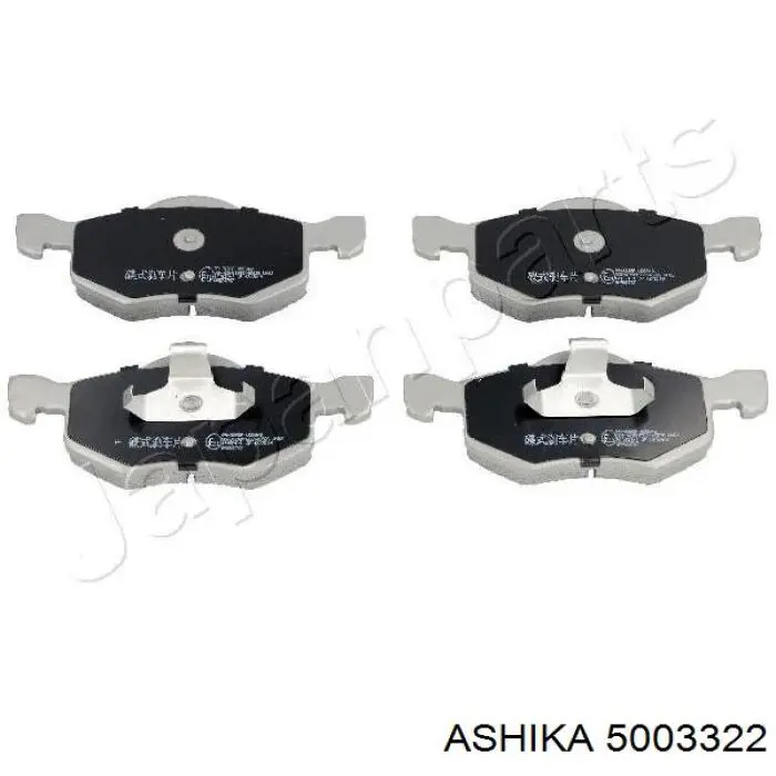 5003322 Ashika колодки тормозные передние дисковые