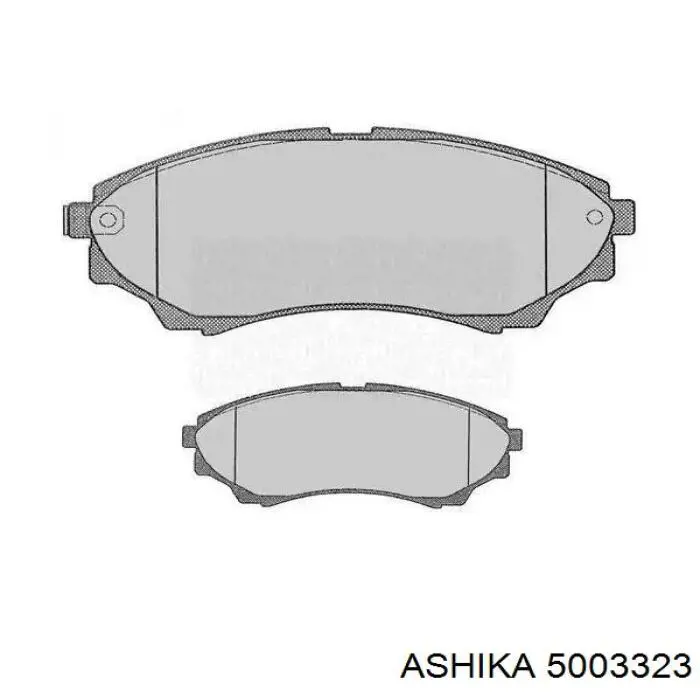 Передние тормозные колодки 5003323 Ashika