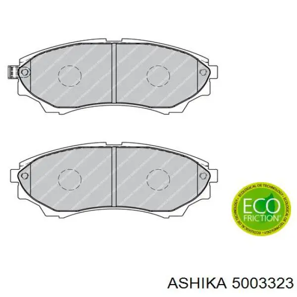 Купить 5003323 Ashika Колодки тормозные