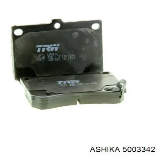 Купить 5003342 Ashika Колодки тормозные