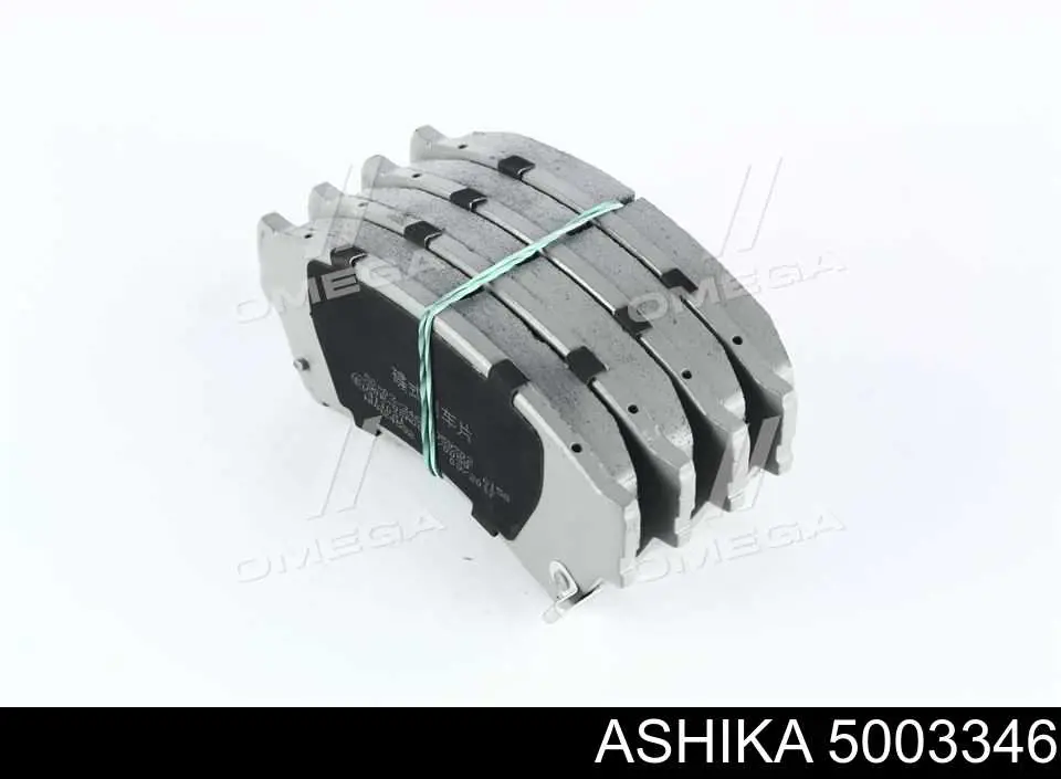 5003346 Ashika колодки тормозные передние дисковые