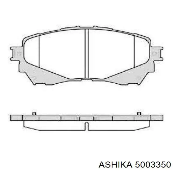 Передние тормозные колодки 5003350 Ashika