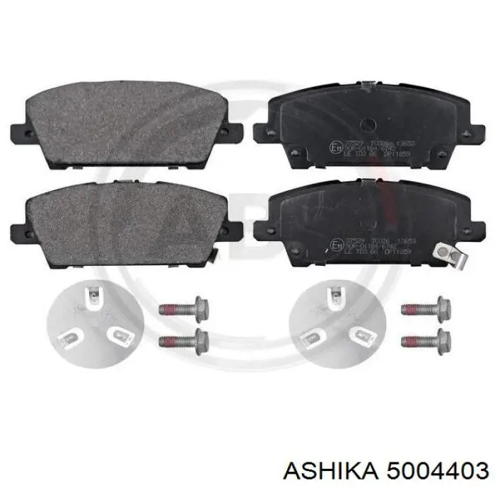 5004403 Ashika колодки тормозные передние дисковые